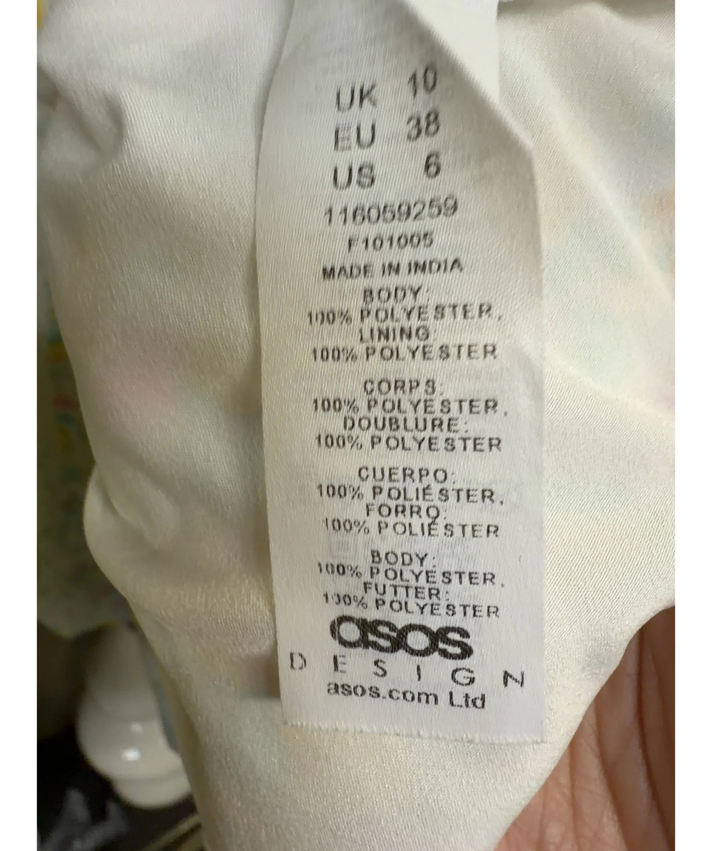 ASOS White Colour, size UK 10 — label