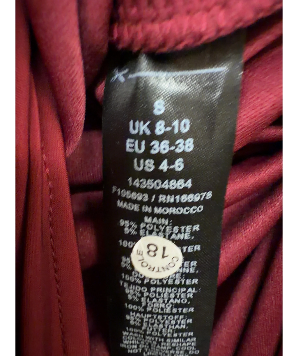 ASOS Red Colour, size UK 8 — care label