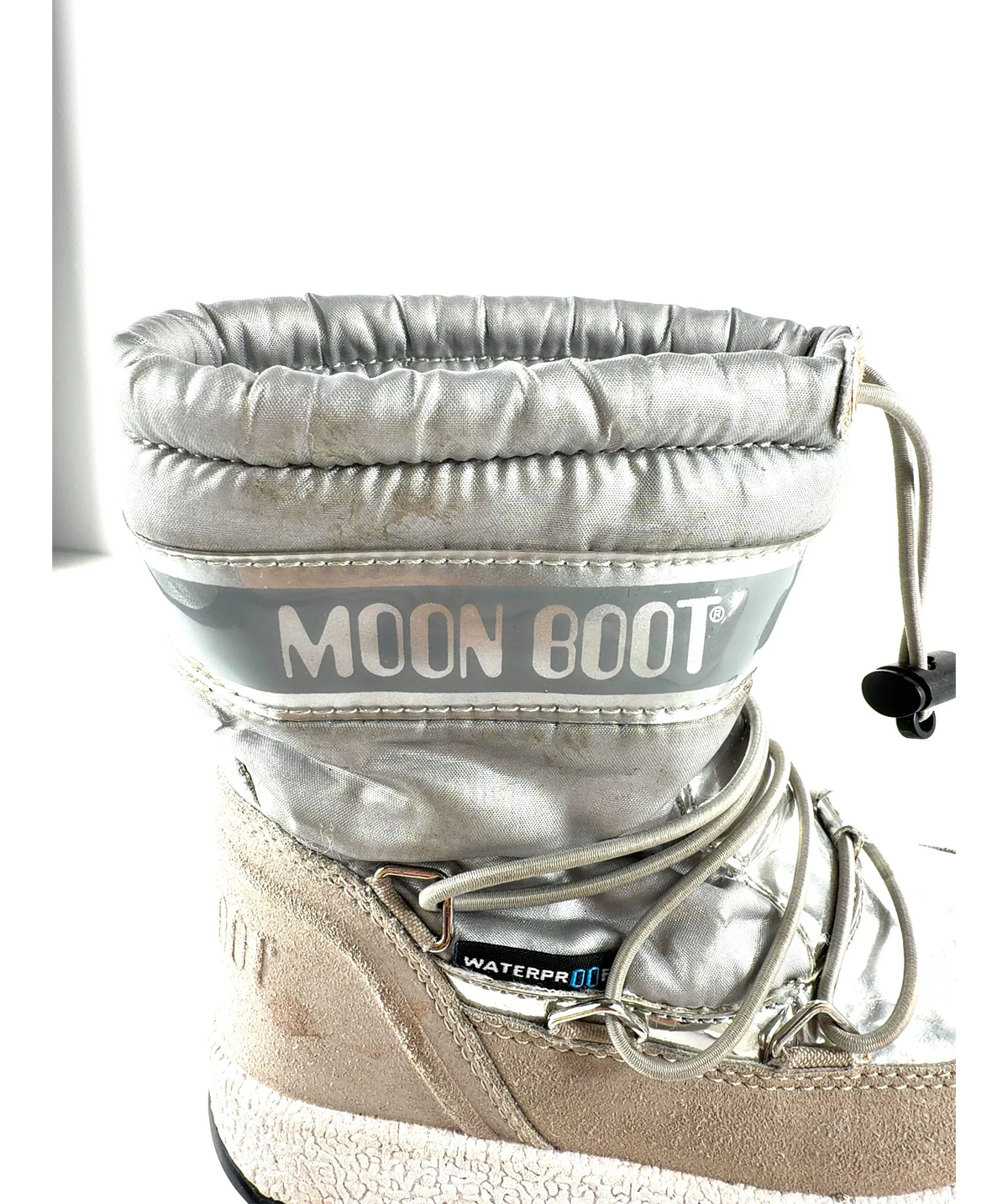 Moon Boot Metallic Snow Boots UK 9 — Brand