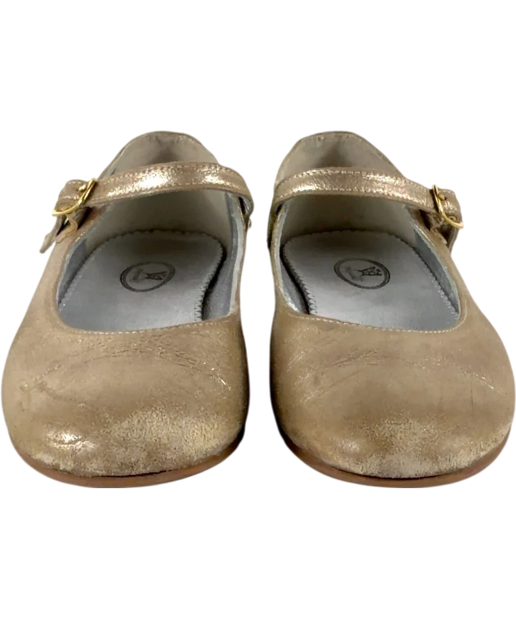 papouelli gold Avery Mary Jane, size UK 12.5 EU 31 👼 — detail