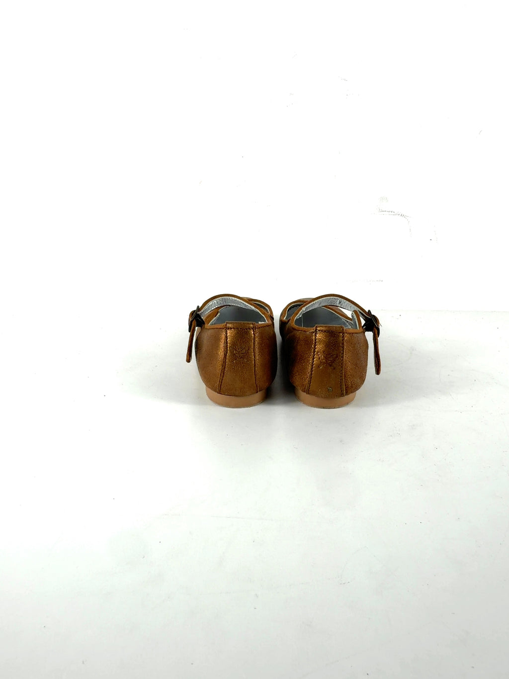 papouelli bronze Angelica Buckle Metallic, size UK 12.5 EU 31 👼 — back