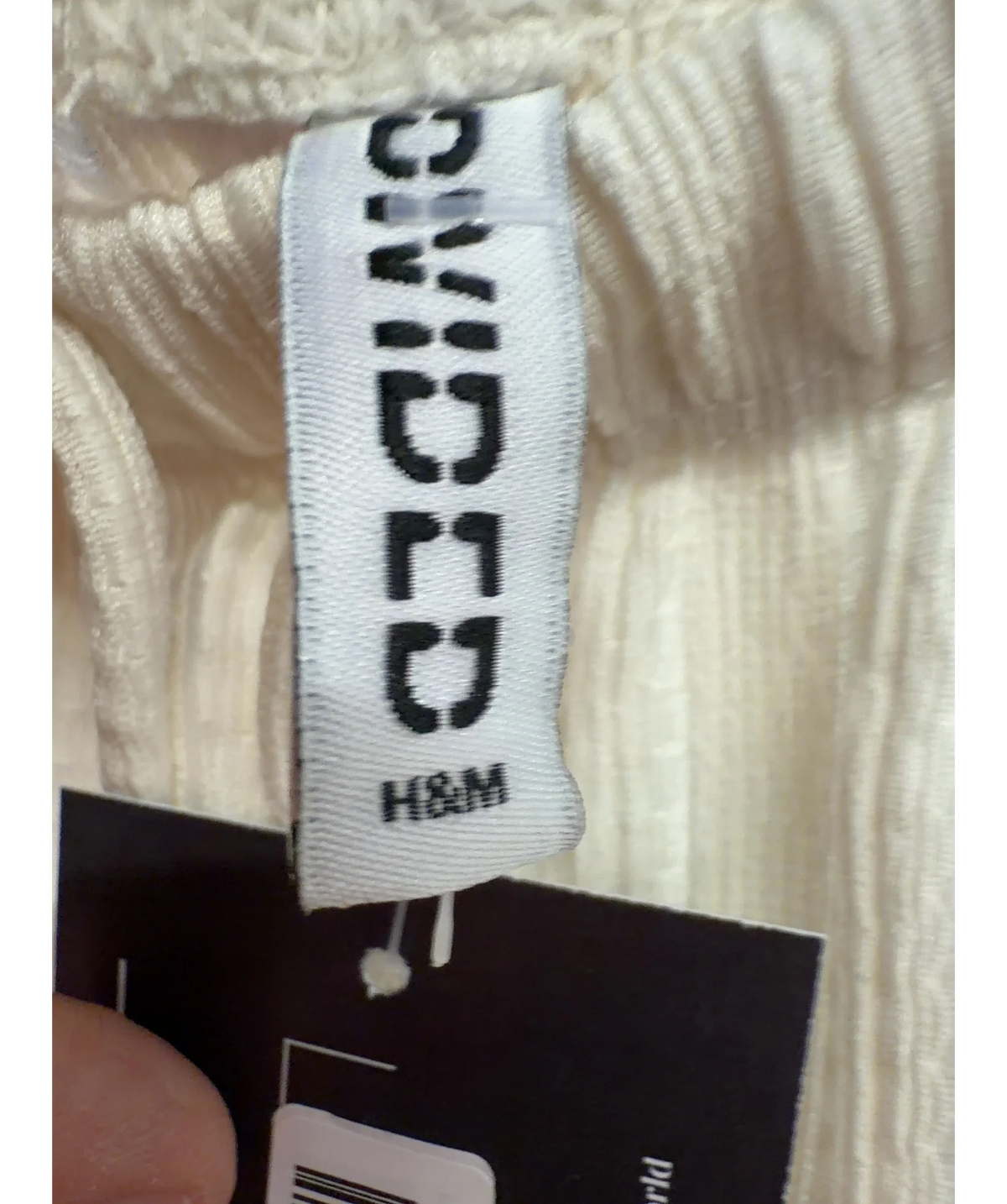 H&M White Colour, size UK S — detail
