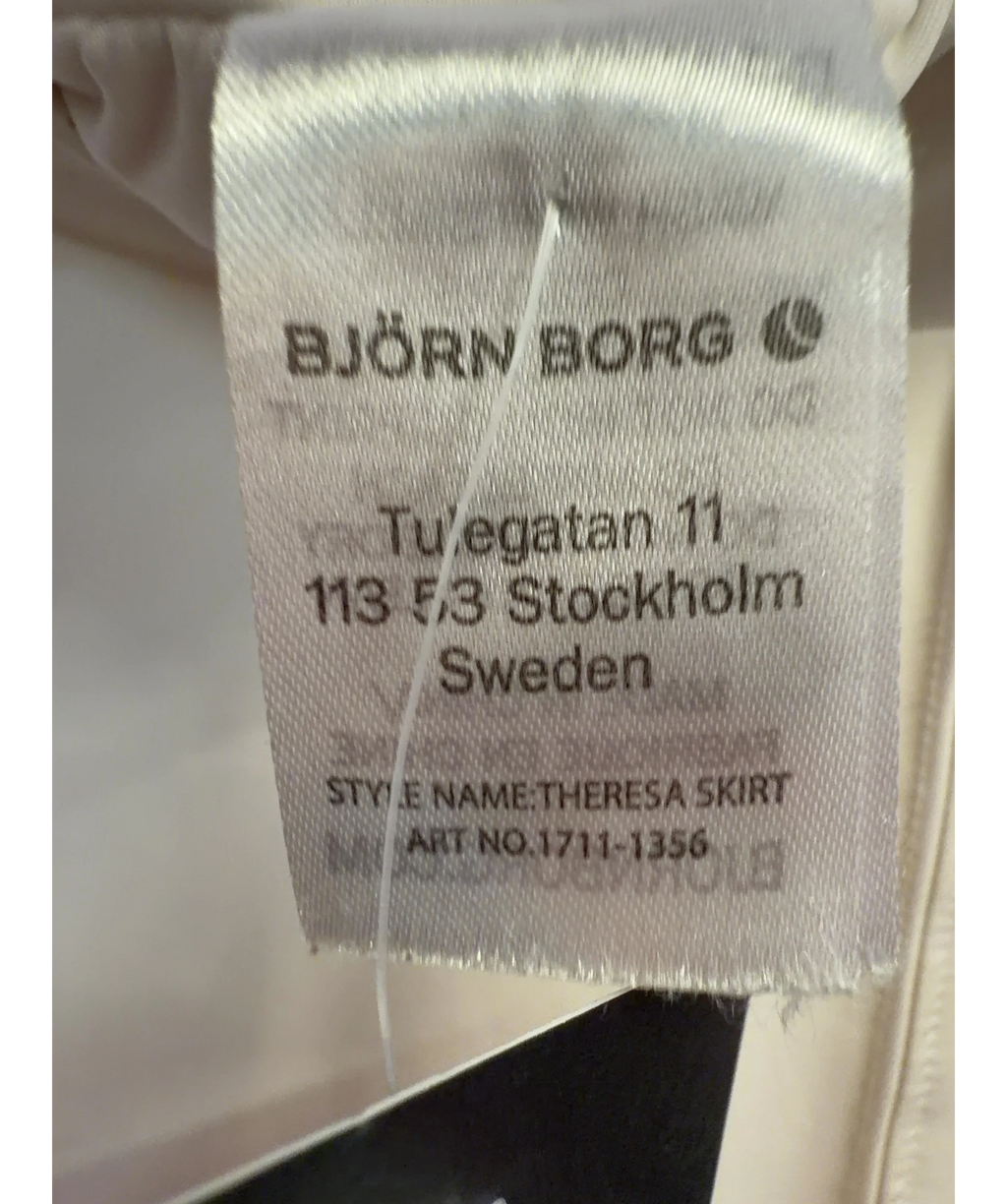 Björn Borg White THERESA SKIRT, size UK 12 — label