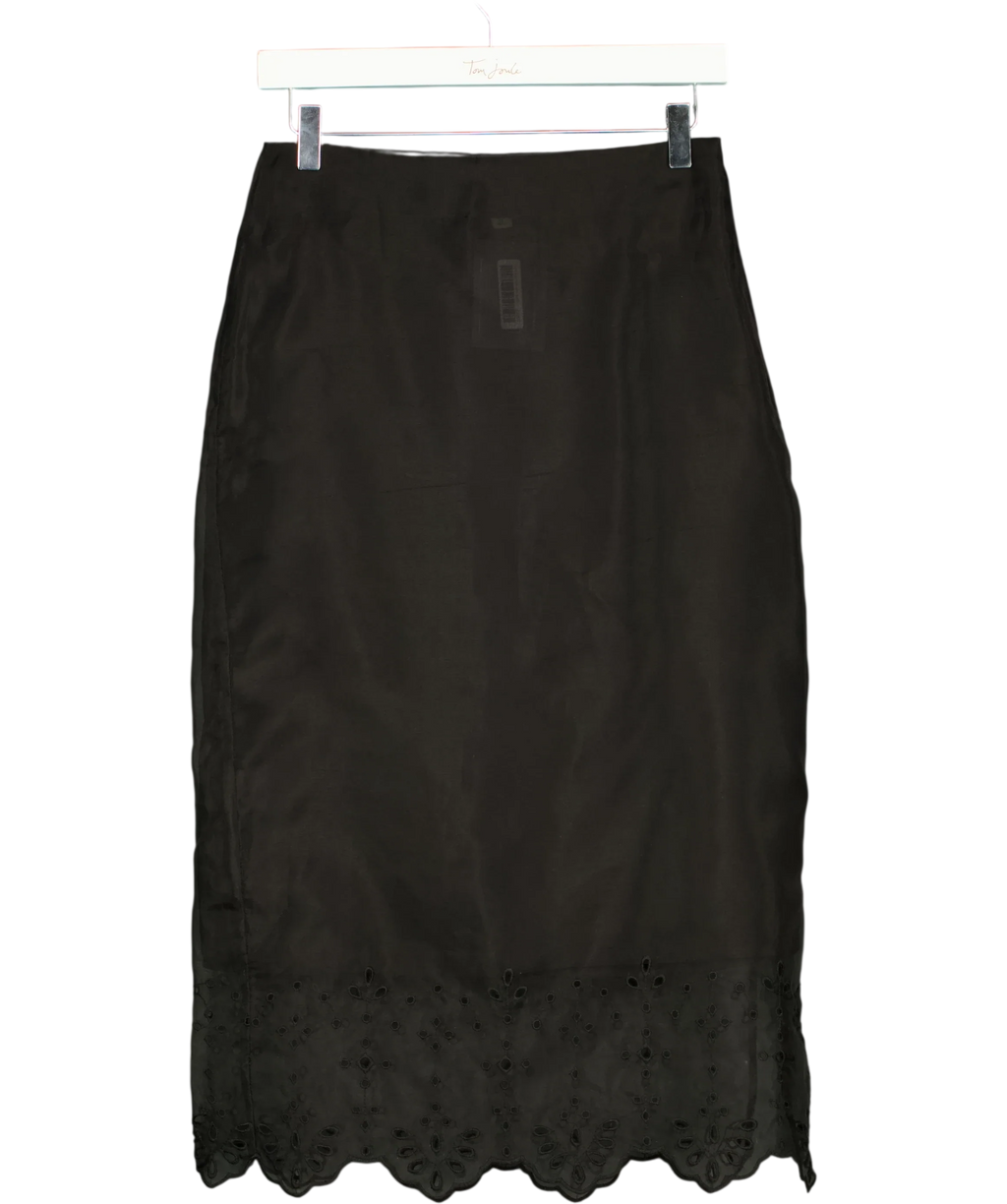H&M Black Colour, size UK 8 — front