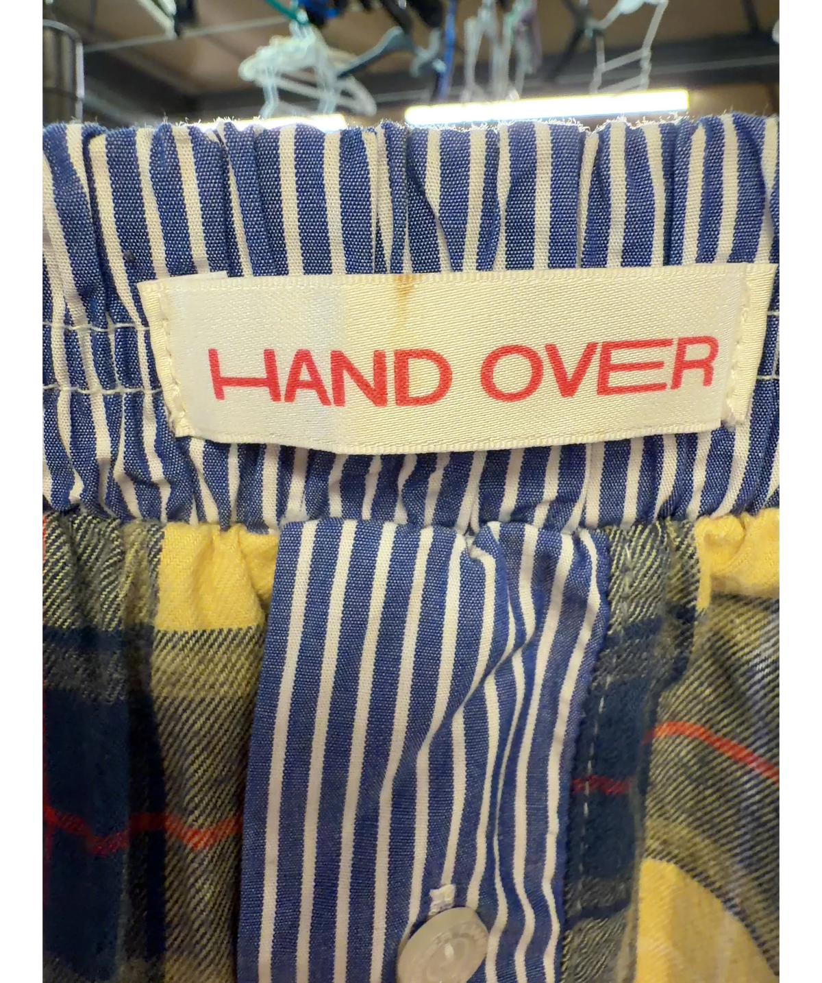 Hand Over Yellow The Ex-Boyfriend César shorts, size UK S — detail