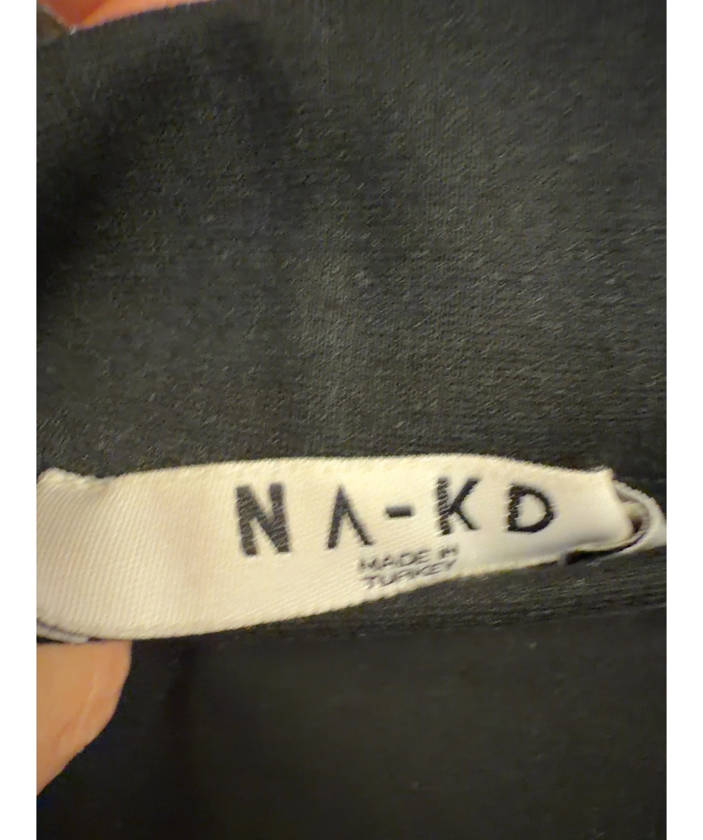 NA-KD Black Colour, size UK S — label