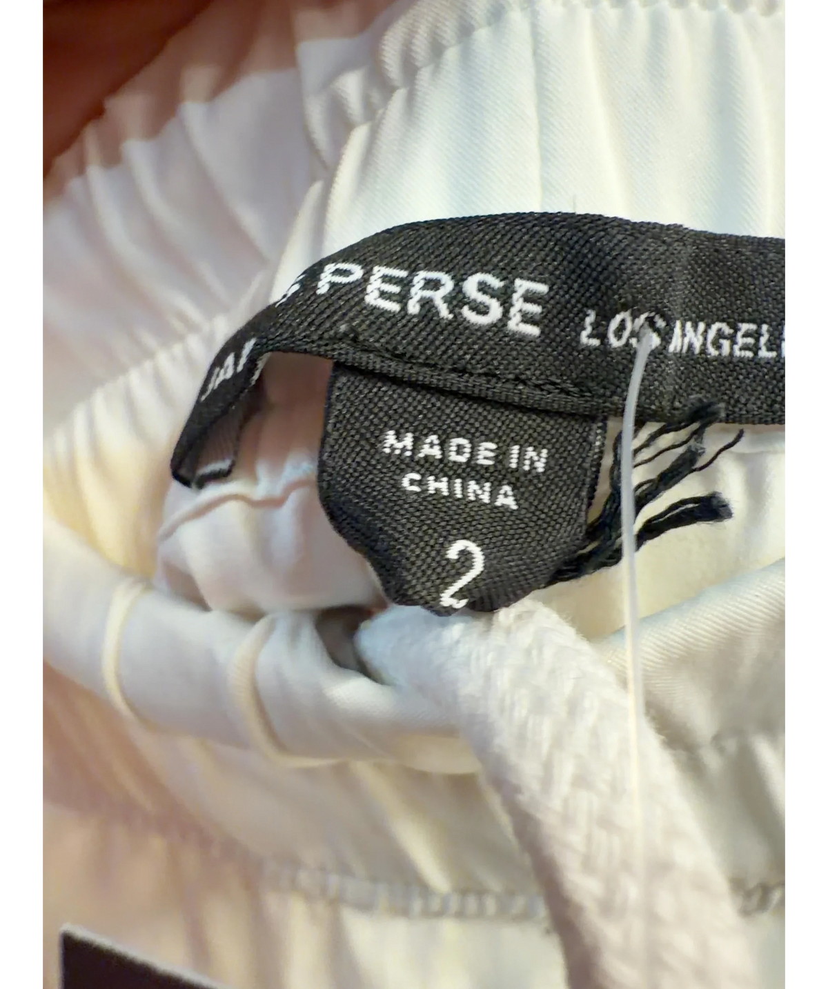 James Perse White Colour, size UK 10 — care label