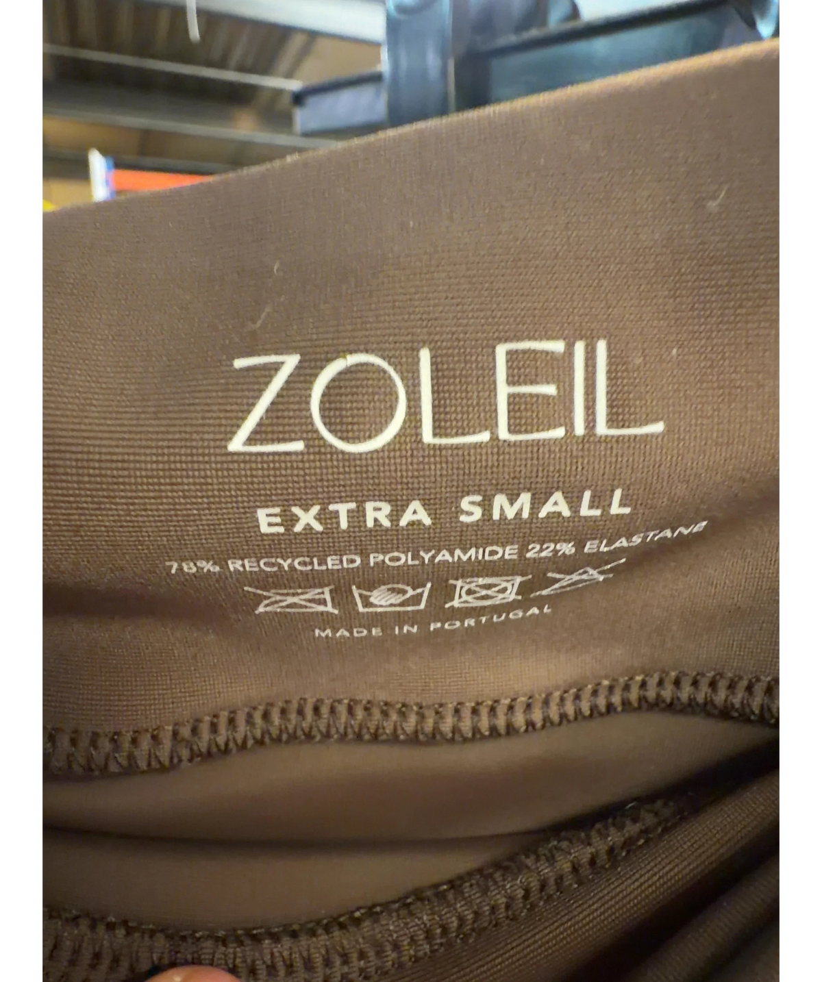 ZOLEIL Brown Colour, size UK XS — detail