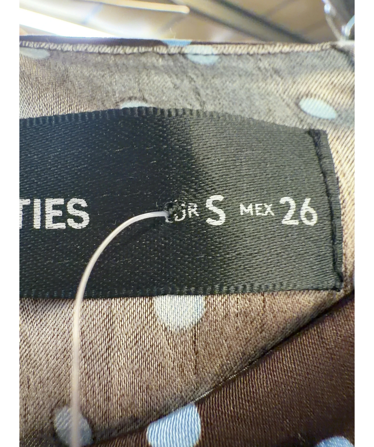 Lefties Brown Colour, size UK S — care label