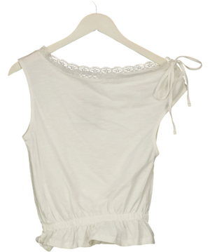 Asos White Lace Top UK 6