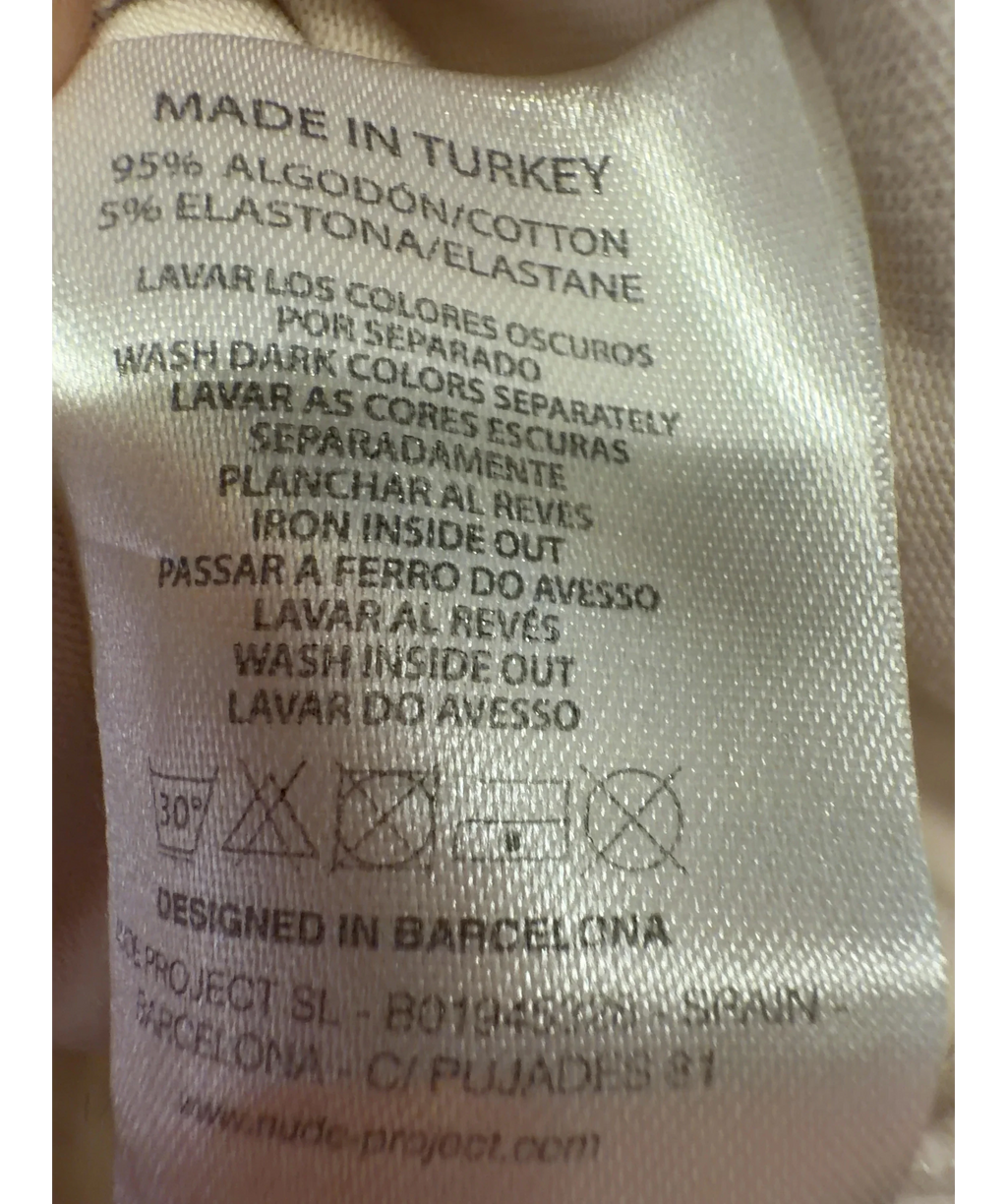 Nude Project Beige Colour, size UK S — label