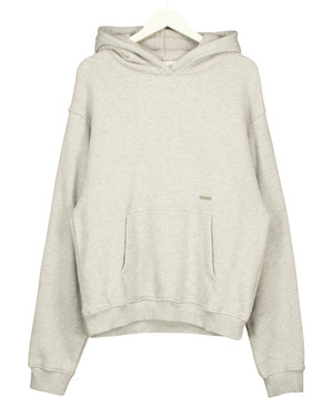 Fivefourfive Grey Kangaroo Pocket Hoodie UK M