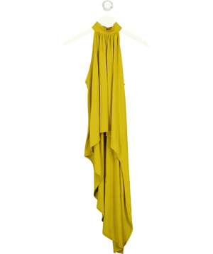 H&M Divided Mustard Yellow Asymmetric Halterneck Top XS