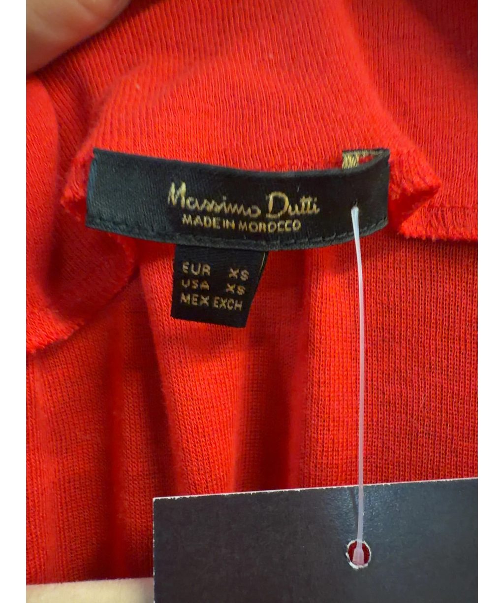 Massimo Dutti Red Colour, size UK XS — detail