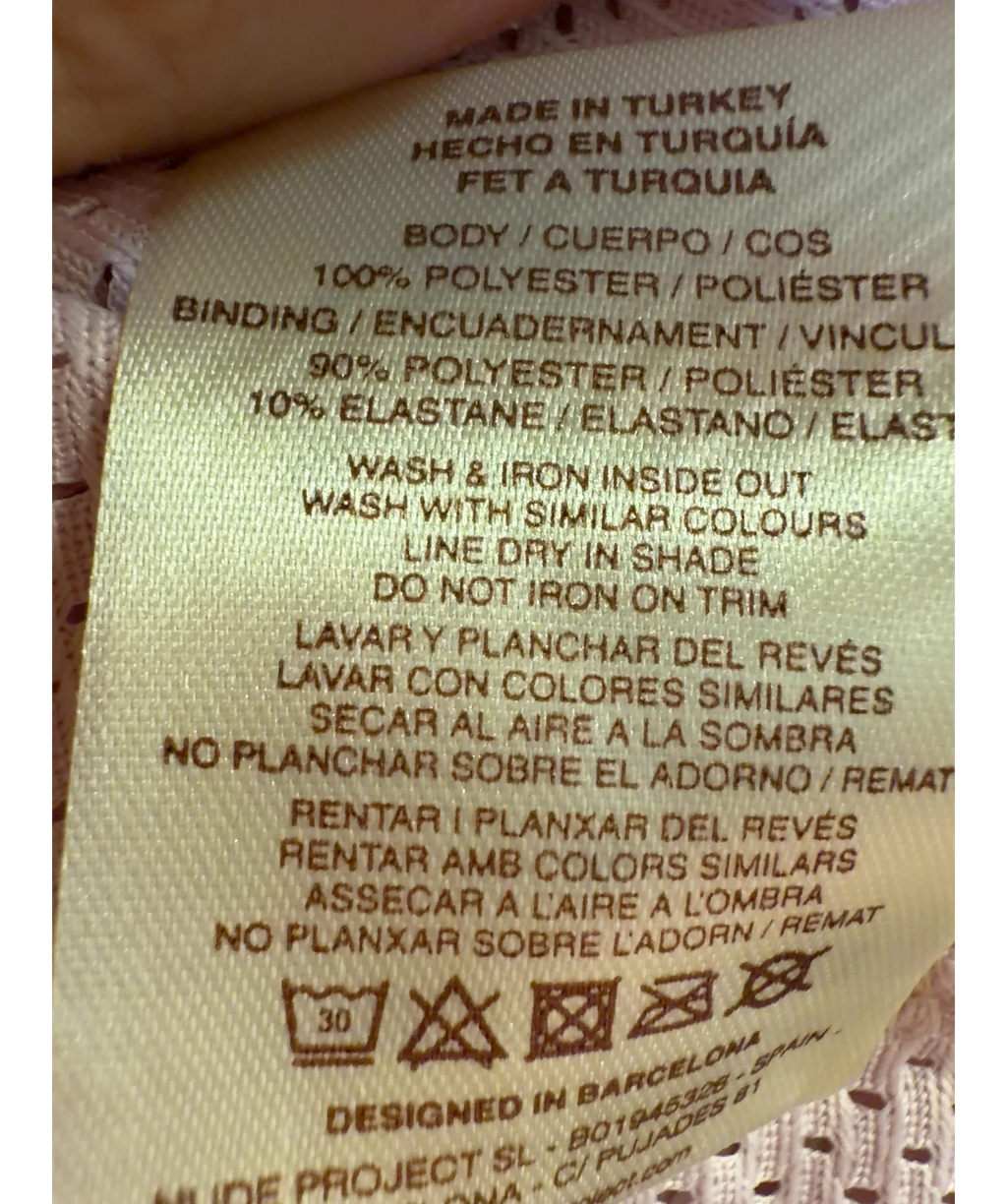 Nude Project Pink Colour, size UK XS — label