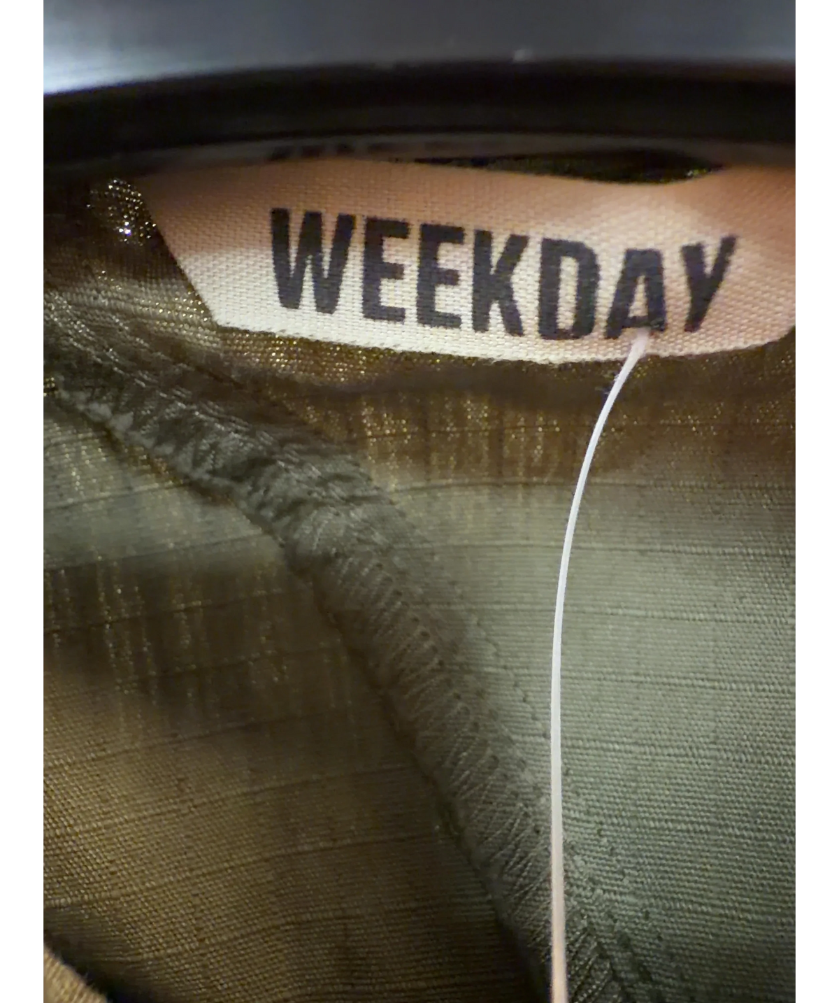 Weekday Green Colour, size UK 8 — detail
