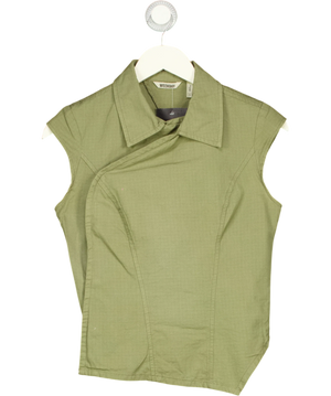 Weekday Green Asymmetrical Top UK 8