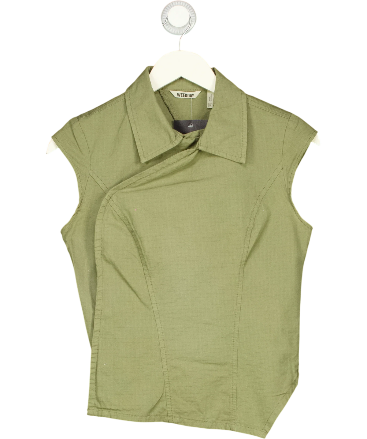 Weekday Green Colour, size UK 8 — front