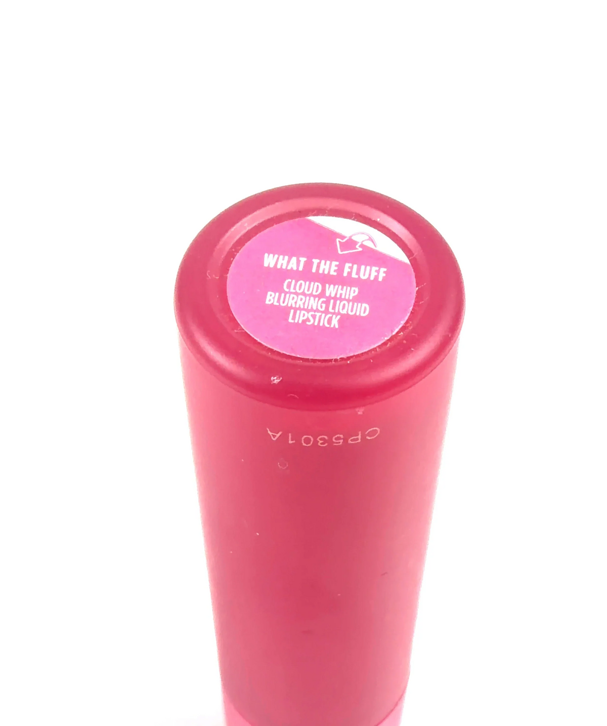 colourpop WHAT THE FLUFF Cloud Whip Blurring Liquid Lipstick — care label