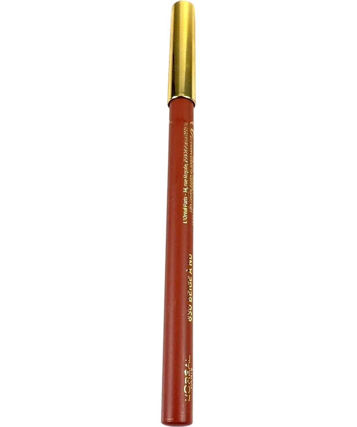 L'Oreal 630 BEIGE À NU L'Oreal Paris Color Riche Lip Liner 630 Beige A Nu 1.2g — back