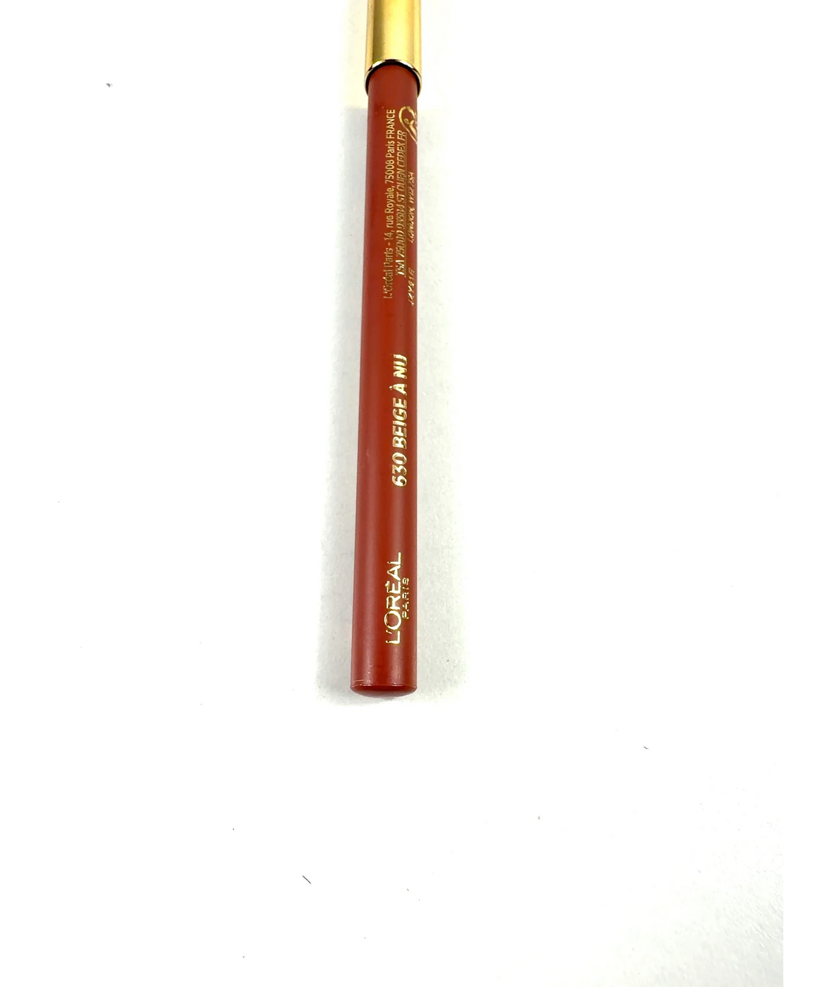 L'Oreal 630 BEIGE À NU L'Oreal Paris Color Riche Lip Liner 630 Beige A Nu 1.2g — care label