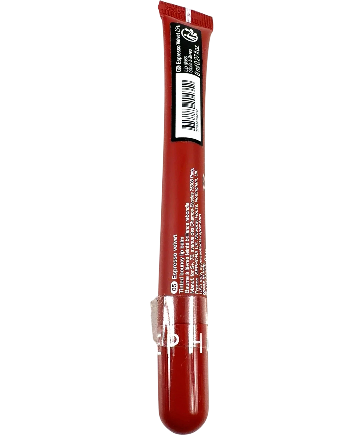 sephora 05 Espresso Velvet Gloss Balm, size 8ml — back