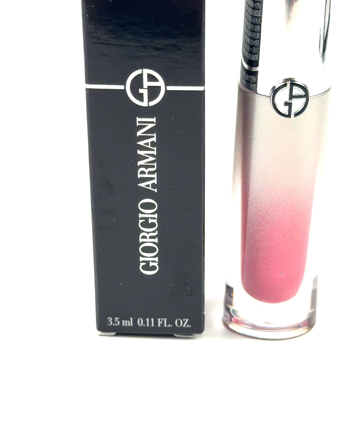 Giorgio Armani 35 prisma glass icy plumper, size 3.5ml — care label