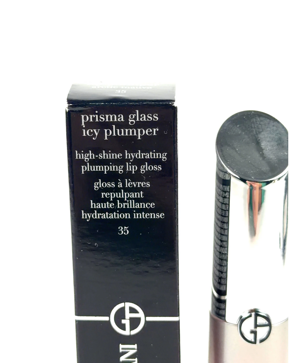 Giorgio Armani 35 prisma glass icy plumper, size 3.5ml — fabric detail