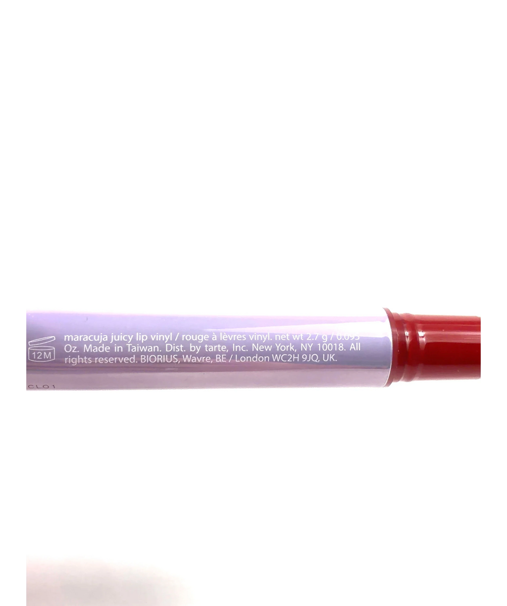 Tarte apple maracuja juicy lip vinyl, size 2.7g — fabric detail