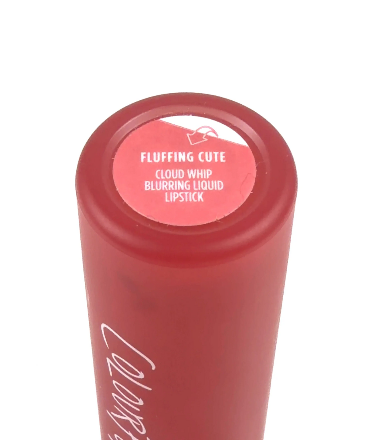 colourpop FLUFFING CUTE CLOUD WHIP BLURRING LIQUID LIPSTICK — fabric detail