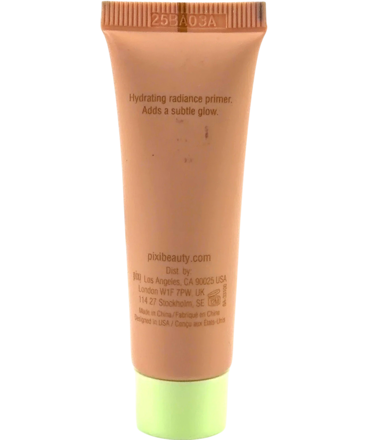 PIXI Flawless Beauty Primer, size 12ml — back