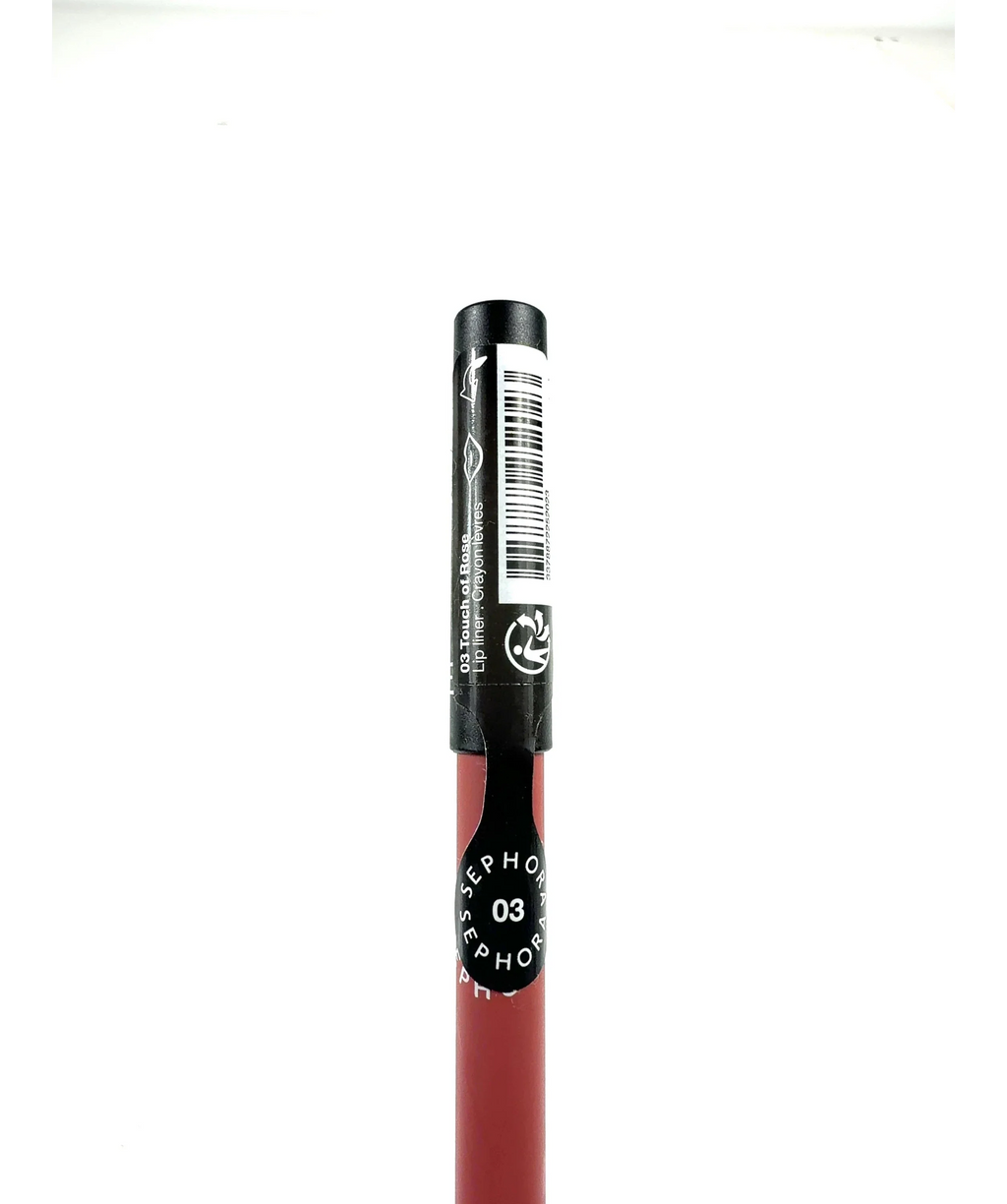 sephora 03 Touch of Rose Collection 8H Colorful Transfer-Proof Lip Liner, size 1.2g — label