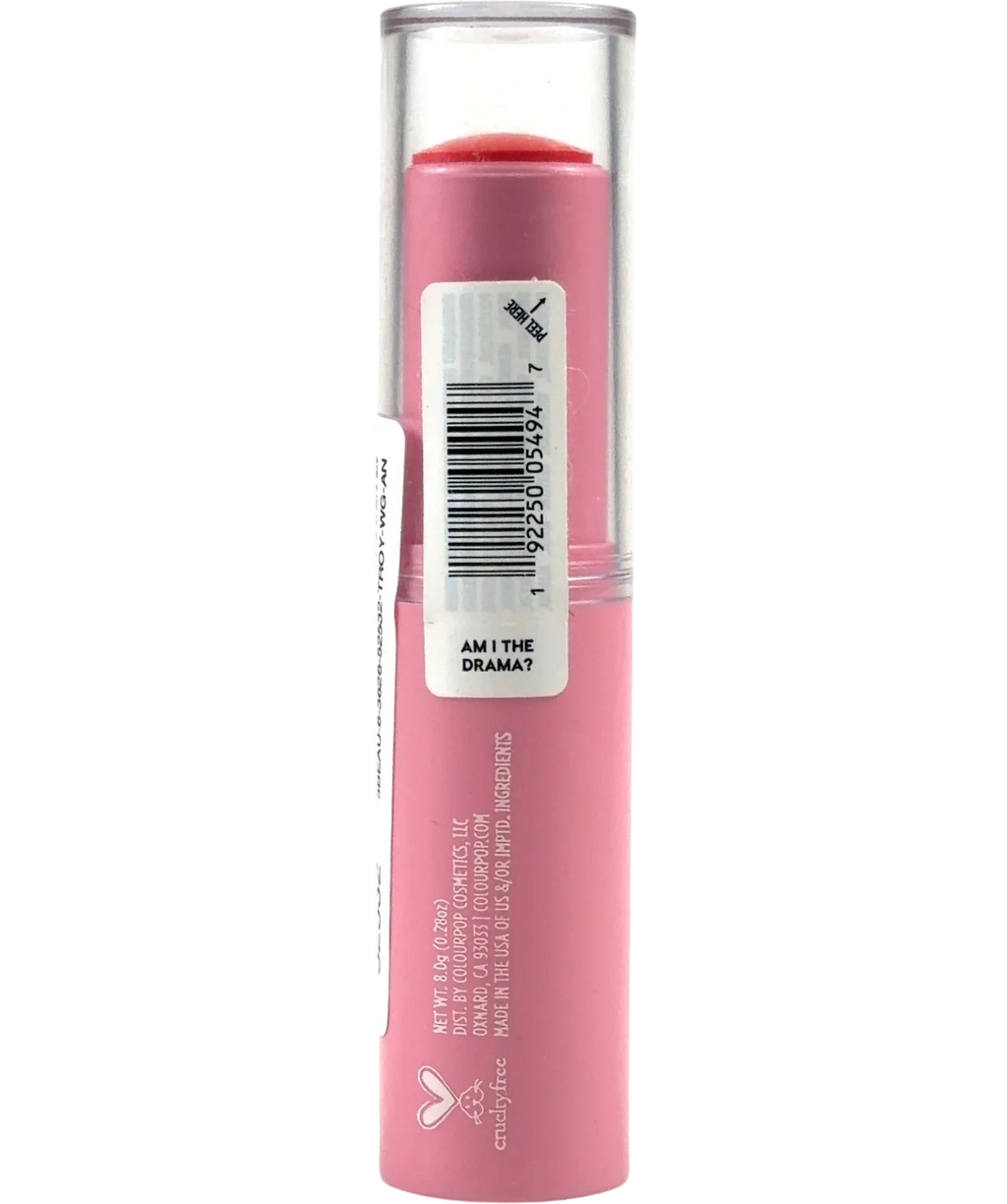 colourpop AM I THE DRAMA? Blush Stix, size 8.0g — back