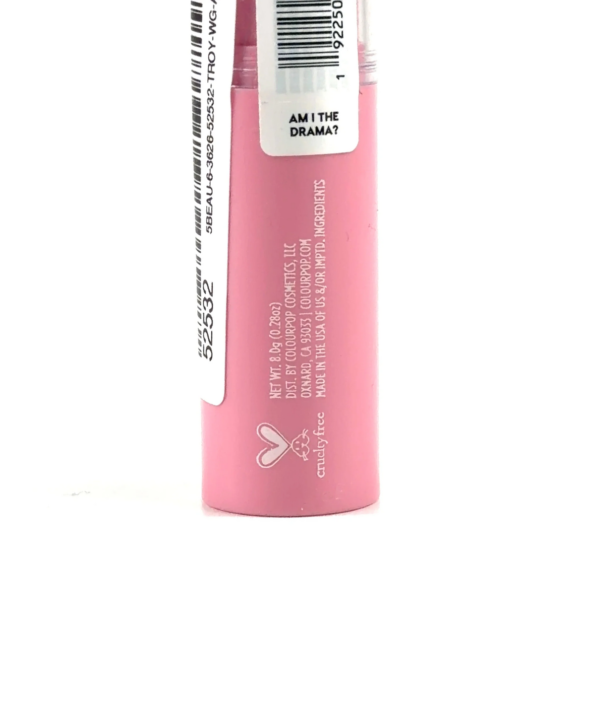colourpop AM I THE DRAMA? Blush Stix, size 8.0g — care label