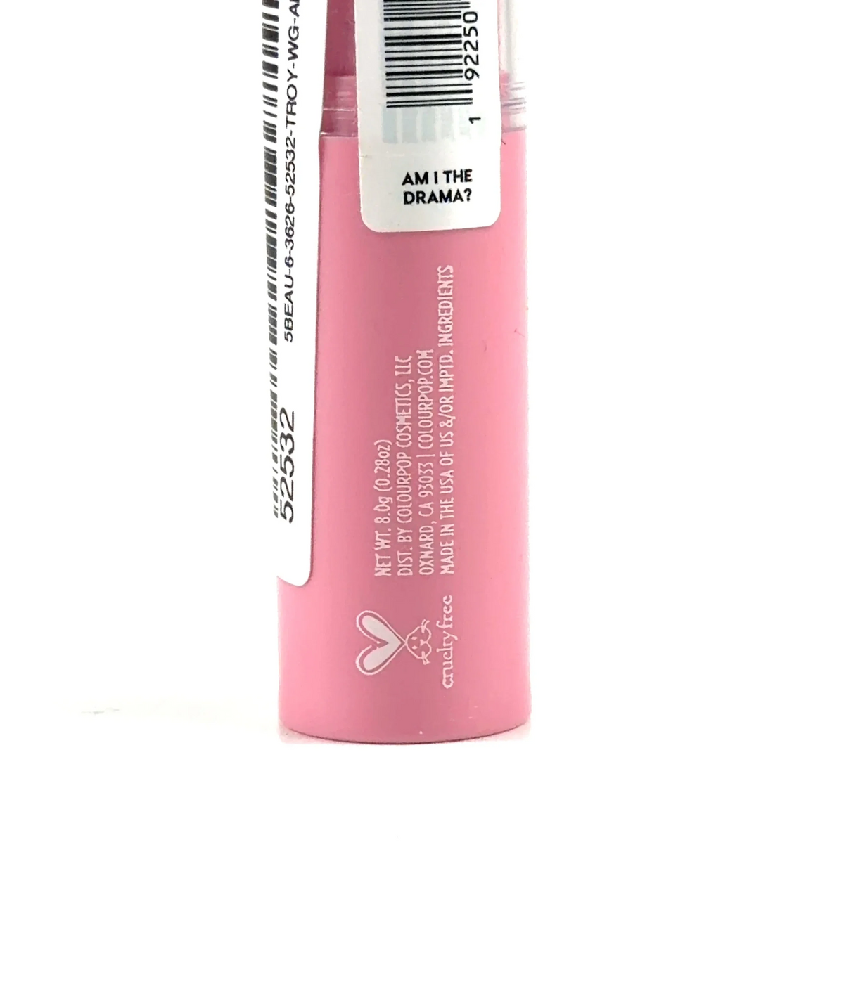 colourpop AM I THE DRAMA? Blush Stix, size 8.0g — fabric detail