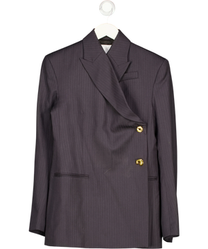 H&M Studio Collection Wool-Blend Statement-Button Blazer UK 6