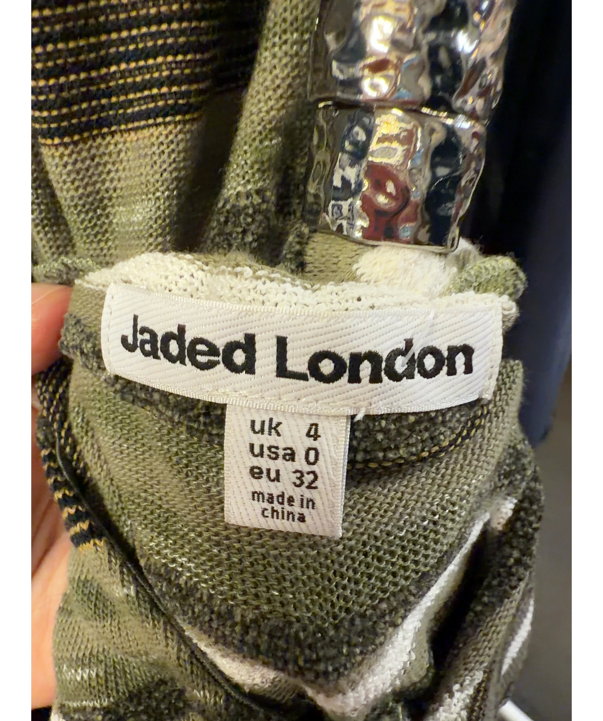 Jaded London Green Colour, size UK 4 — detail