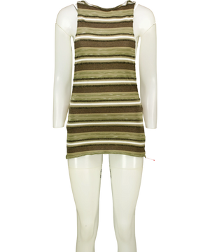 Jaded London Green Striped Dress UK 4