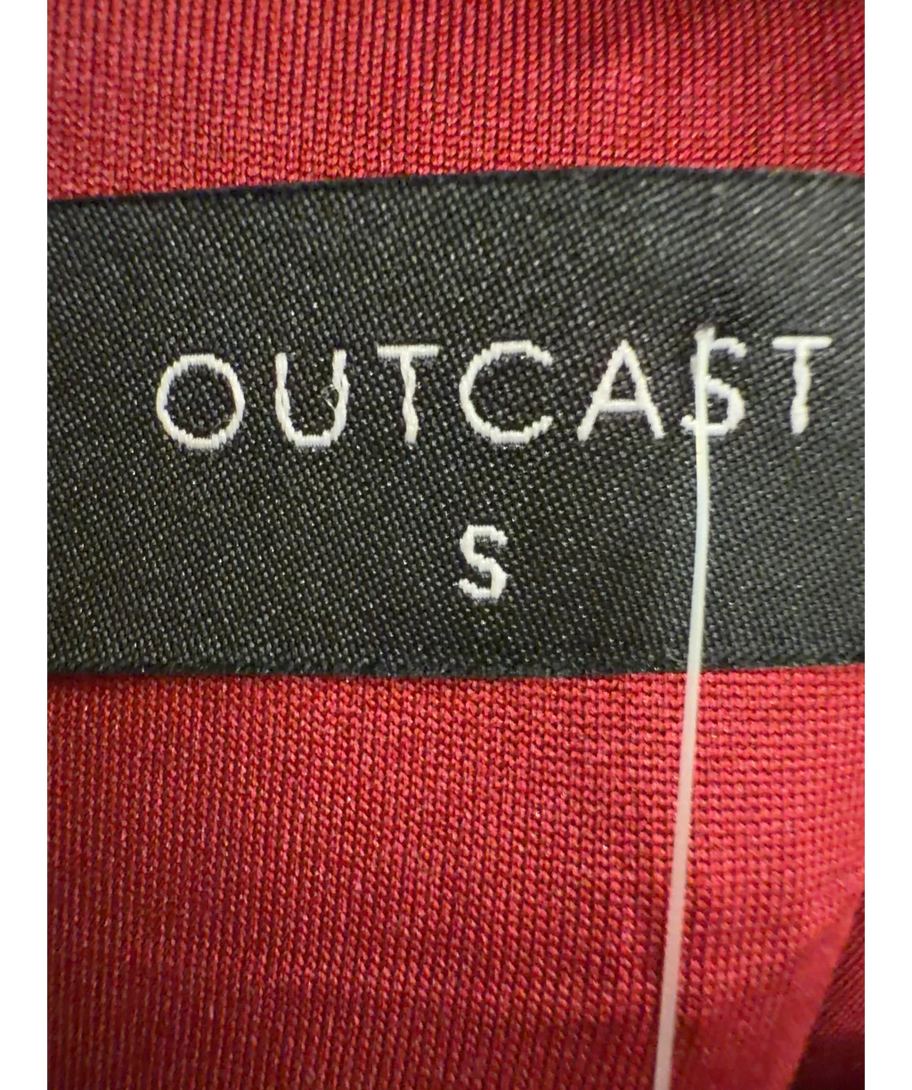 Outcast Red Colour, size UK S — care label