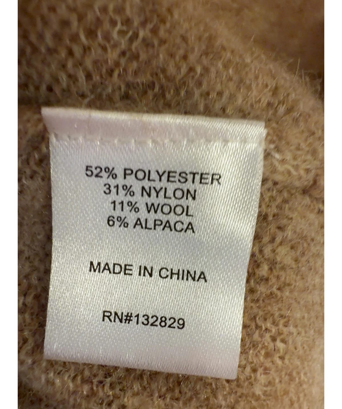 Majorelle Beige Avalee Dress, size UK M — label