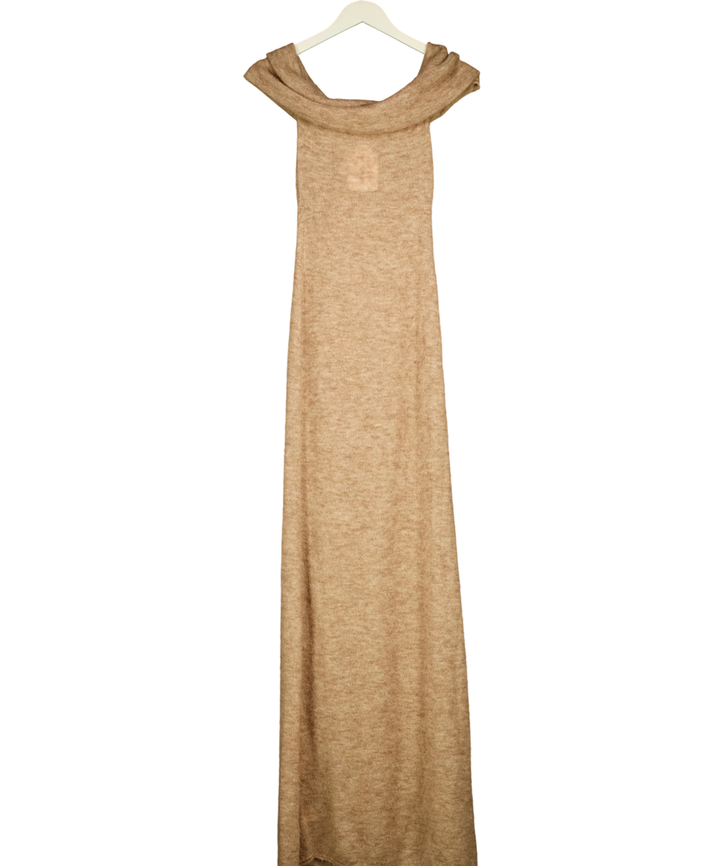Majorelle Beige Avalee Dress, size UK M — back