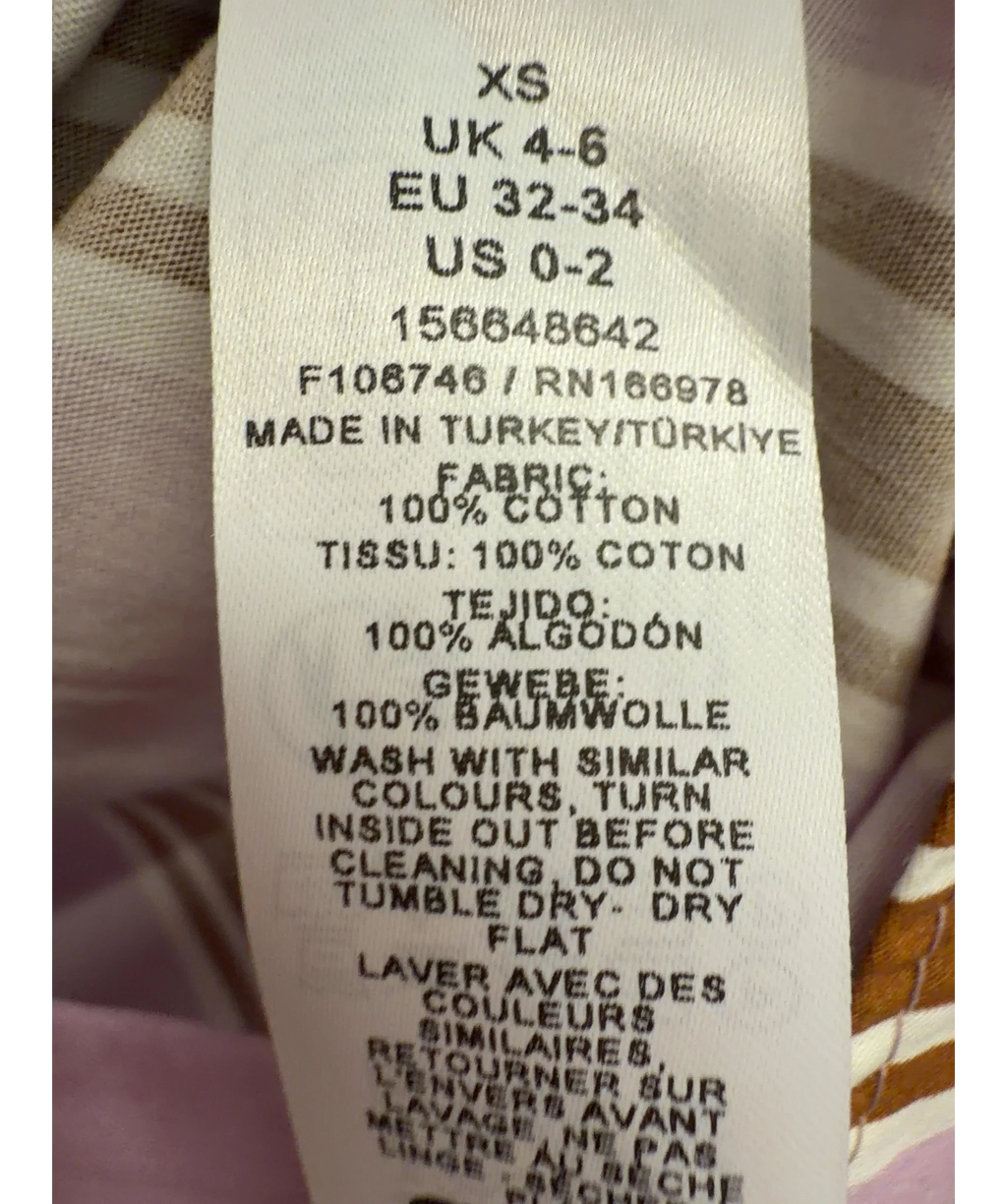 ASOS pink Colour, size UK XS — label