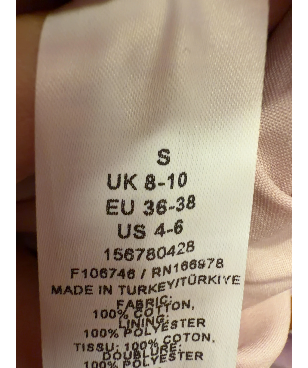 ASOS pink Colour, size UK XS — fabric detail