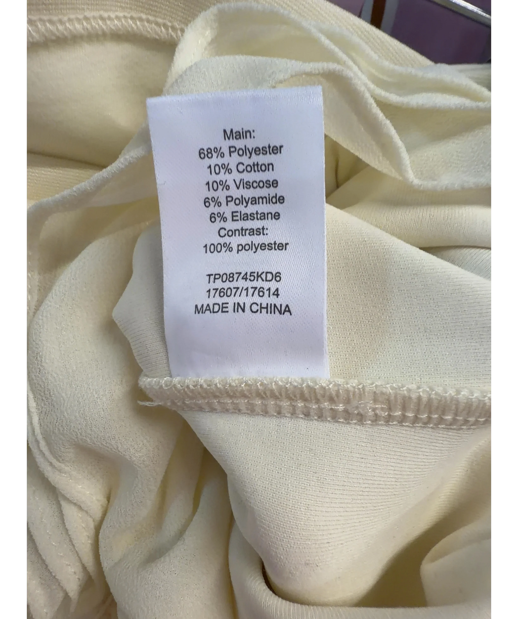 Meshki Cream Colour, size UK XS — label