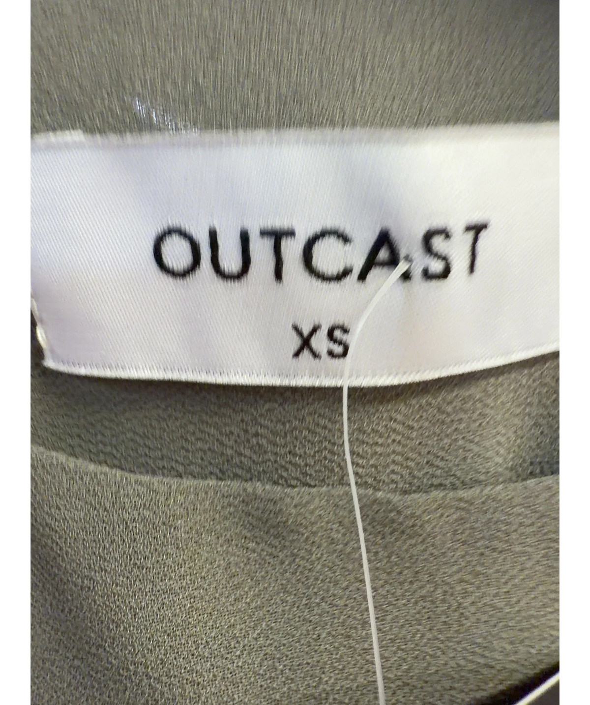 Outcast Grey Livvie Top & Skirt, size UK XS — detail