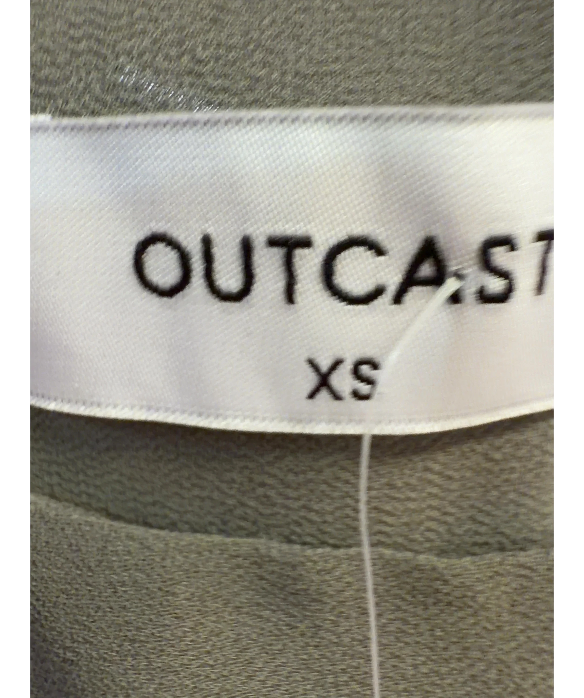 Outcast Grey Livvie Top & Skirt, size UK XS — fabric detail