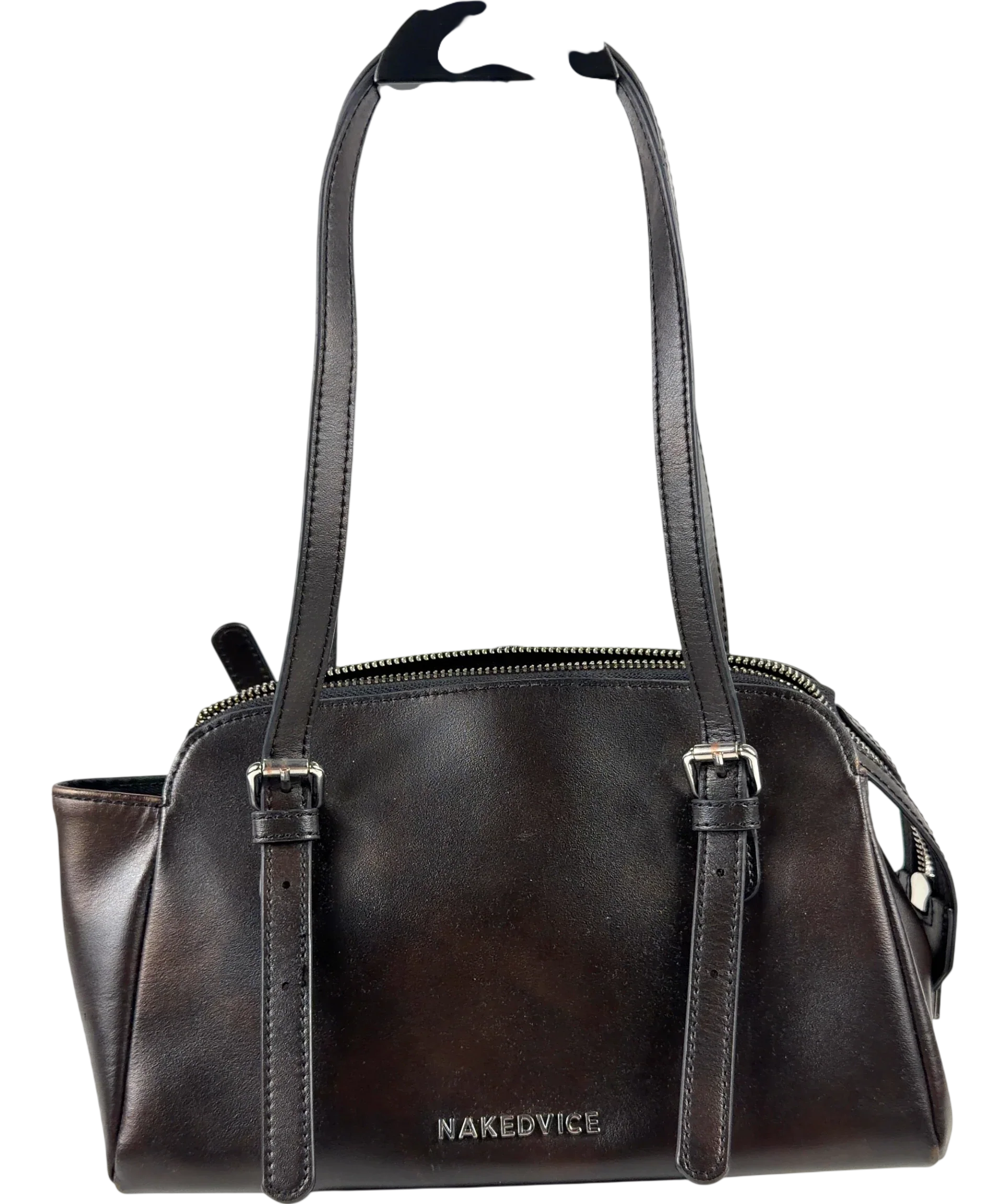 NAKED VICE Brown Novi — front