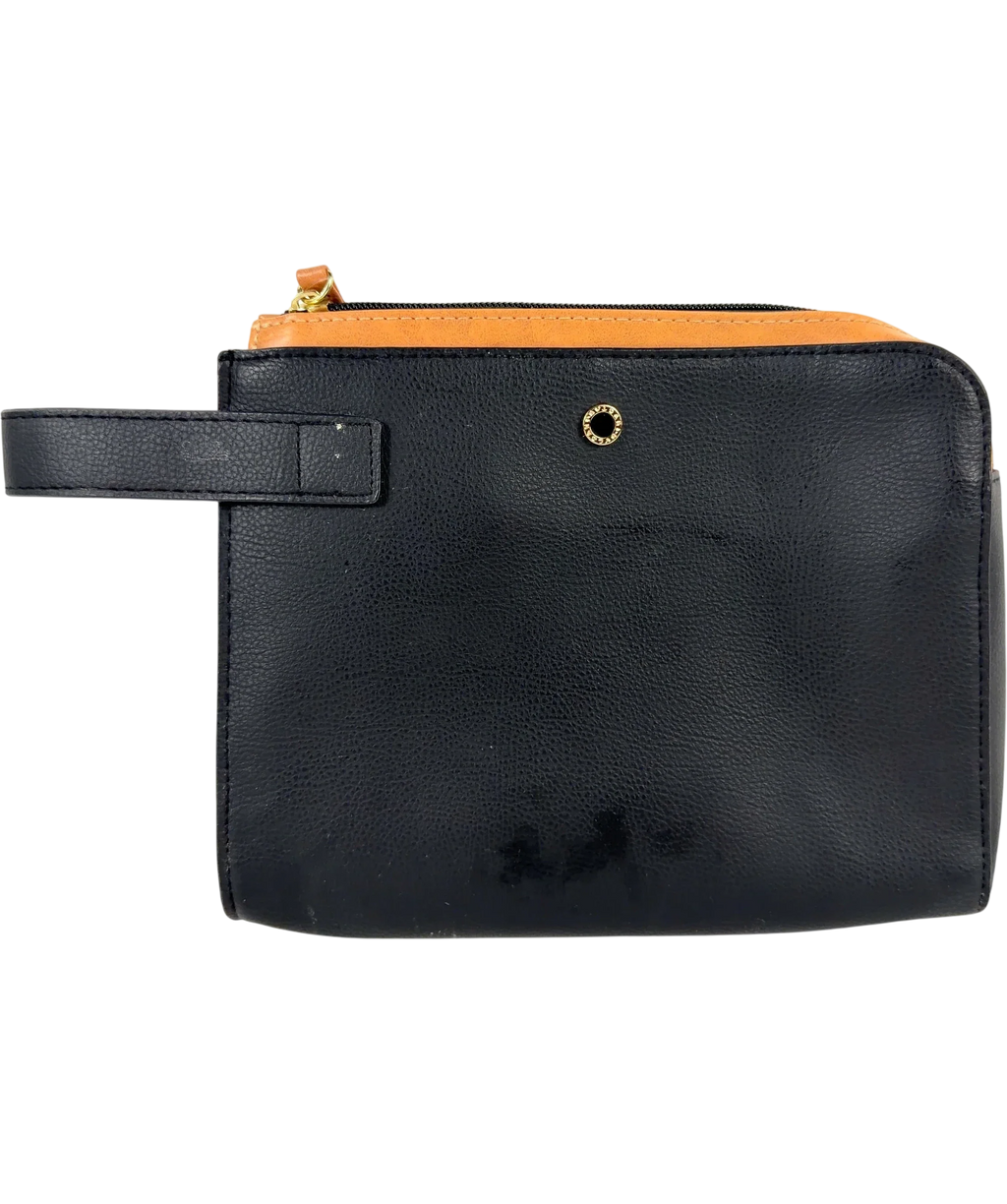 Bulgari Black collaborative amenity/toiletry travel pouch — front