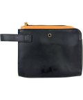 Bulgari Black collaborative amenity/toiletry travel pouch — front
