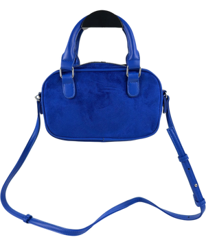 Lefties Faux Suede Mini Bowling Bag Blue One Size